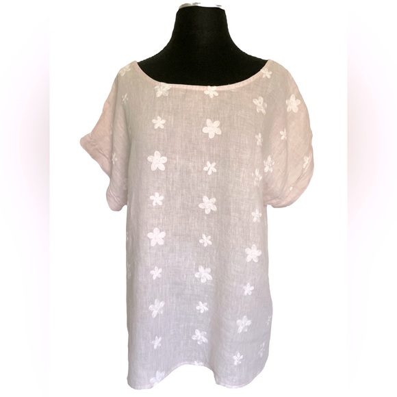 Amber | Linen Tunic Top